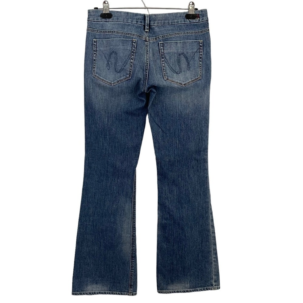 Vtg Silver Jeans Amie Flare Leg Women’s 28/34 Medium Blue Denim Lower Rise Y2k